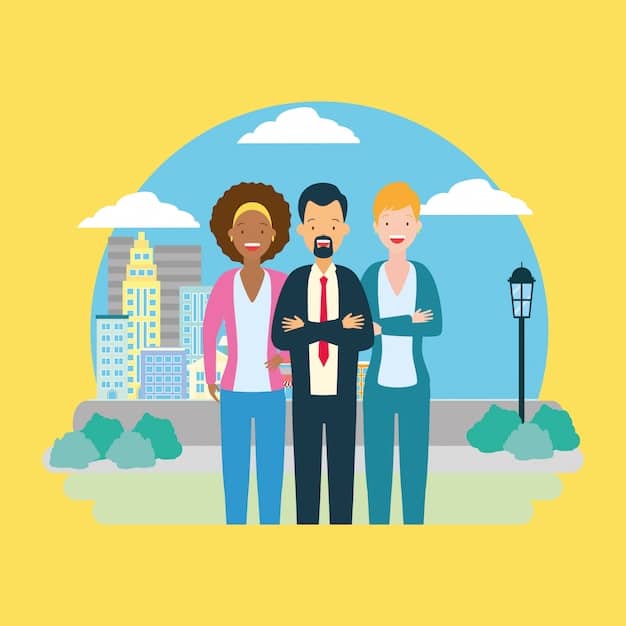 A diverse group of elected officials standing together in a government building. The image should convey a sense of unity and diversity, representing various ethnicities, genders, and age groups. The background should be a recognizable government building, such as a state capitol or city hall.