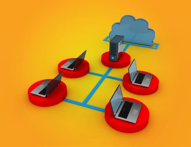 A network diagram illustrating the flow of data during a DDoS attack, highlighting how numerous compromised systems flood a target server, causing it to crash.
