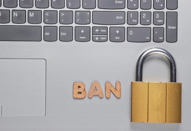 A split-screen image. One side shows a secure padlock symbol on a computer screen, representing strong cybersecurity. The other side shows a cracked padlock, symbolizing vulnerabilities and risks.