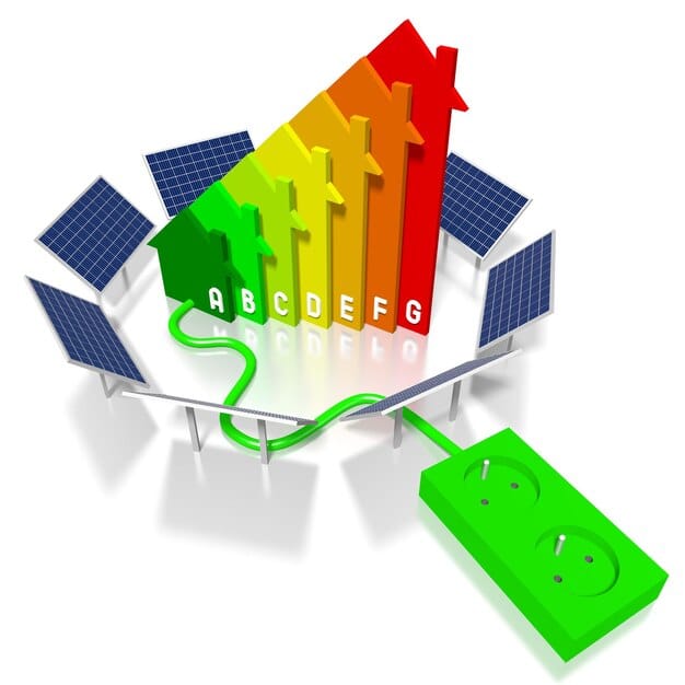 A graph showing the projected growth of green energy jobs in the US over the next decade. The visual highlights the economic opportunities associated with renewable energy and sustainable technologies.