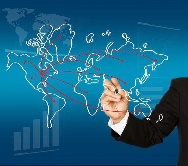 A world map highlighting major trade routes to and from the United States, showing the countries with which the US has the largest trade deficits and surpluses. The map is designed to illustrate the global nature of the US trade relationships.