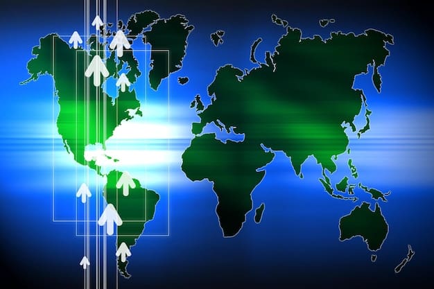 A map of the world with arrows indicating the direction of capital flow between different regions and countries, with a focus on the impact of US monetary policy.